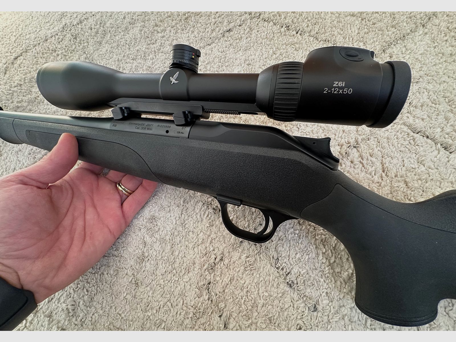 Blaser R8 .308, Swarovski Z6i 2-12x50
