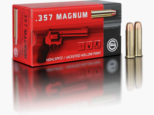 Geco .357Mag. Deelmantel Holle Punt 158grs.