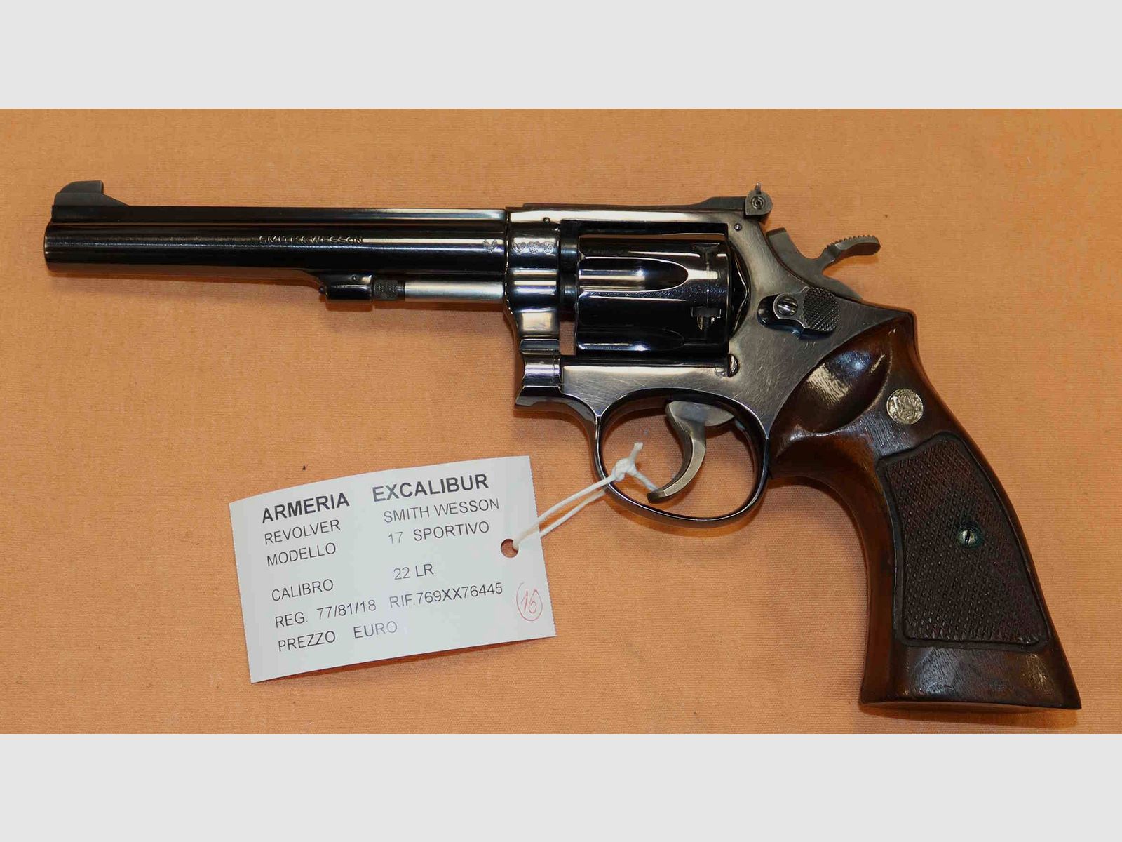 Smith & Wesson Model K17 .22LR Sport Revolver, image 1 of 8