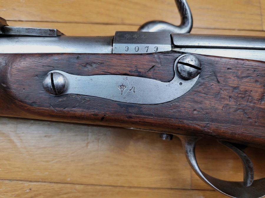 Seltenes bayerisches Gewehr Podewils Lindner 1858 / 67 – Hinterlader – Bayerische Guard – Krieg von 1870/71 – Äußere Zustand, Lauf und Mechanismus einwandfrei – TBE+, Bild 10 von 22