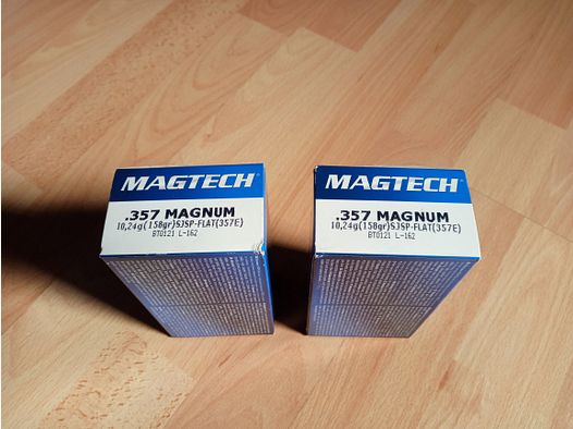2x Magtech .357Mag Flat SJSP 10,24g (158grs)