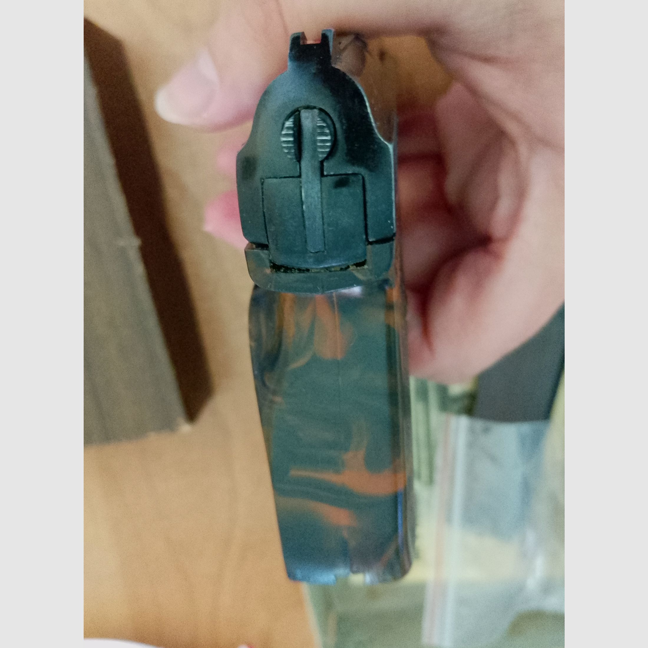 Erstes PTB! ME 8 Combat in 8 mm Knall im PTB 176 mit Verpackung!