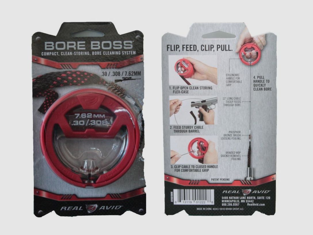 Real Avid Bore Boss - Corda di pulizia della canna - Boresnake 7,62mm / .30 / .308