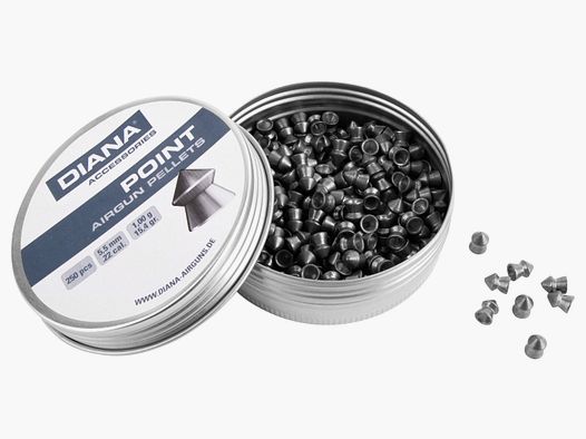 DIANA Spitzkopf Diabolos lisci 5,5mm 250 pezzi