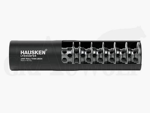 Hausken Demper JAKT JD 224 FTi FULL TITAN Zwart Kal. 9,3mm/.375