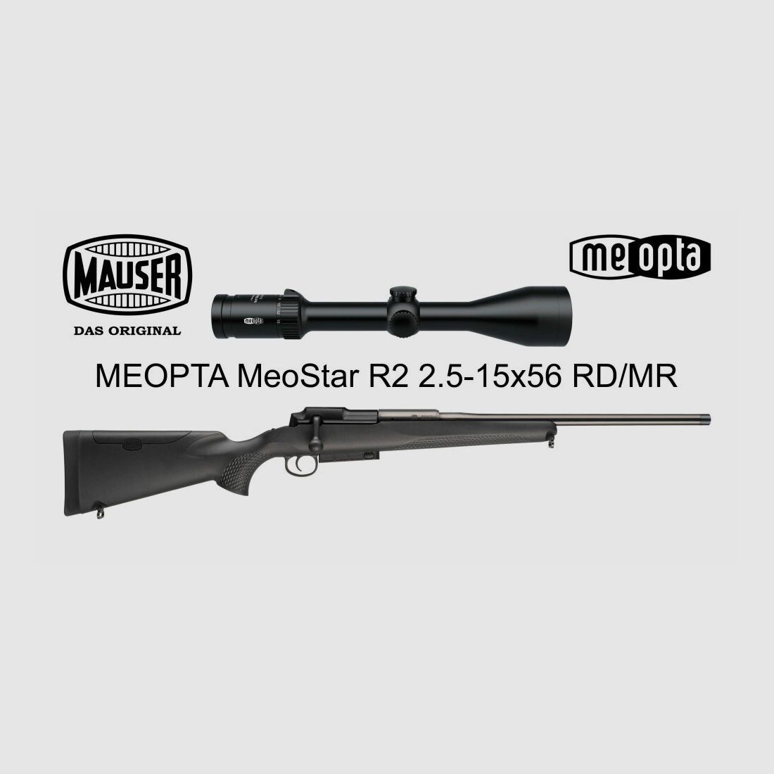 Blaser Group GmbH MAUSER 25 EXTREME Geradezug-Repetierer .308 Win. + Meopta Meostar R2 2.5-15x56 RD/MR