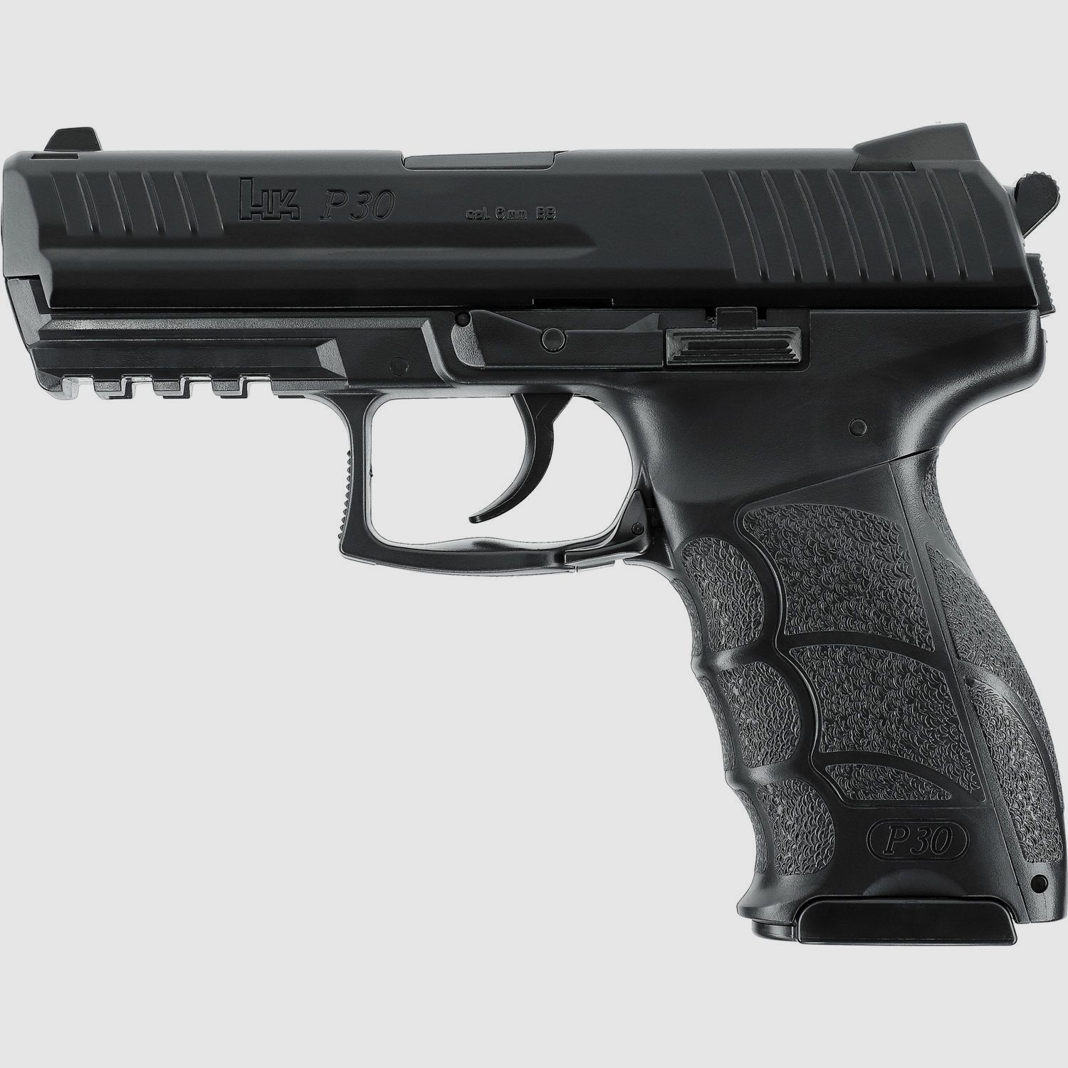 Heckler & Koch P30, < 0,5 J, presión de resorte