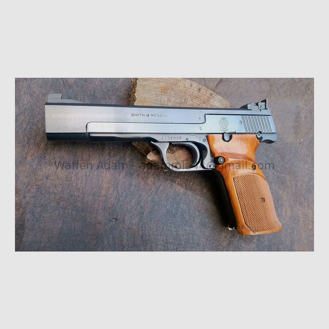 Smith & Wesson Modell 41, 5 1/2 ", Sport Pistole 1972