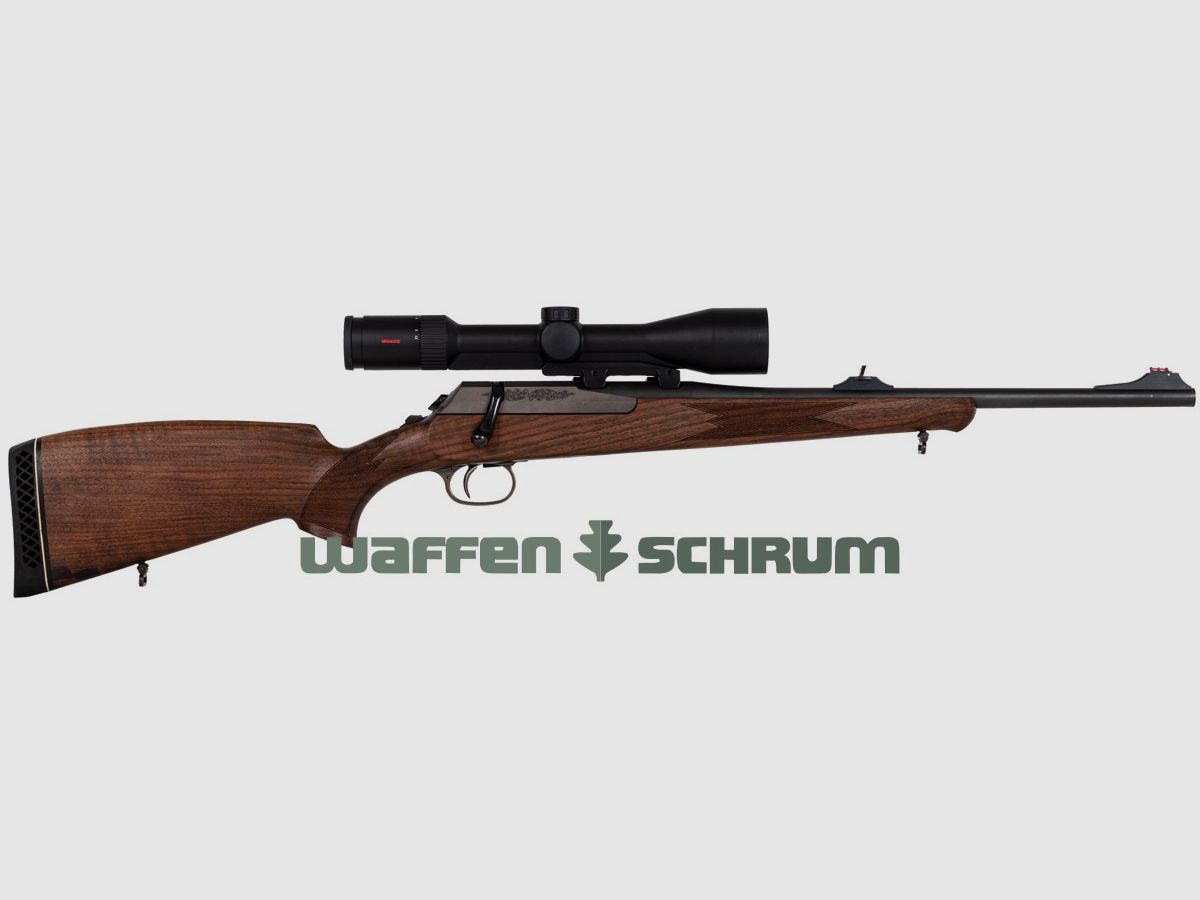 Merkel KR1 .30-06Spring , ZF Minox RS-4 2,5-10x50 S Abs. 4 bel., Aufkippmontage, , LL: 51 cm, mit Visierung