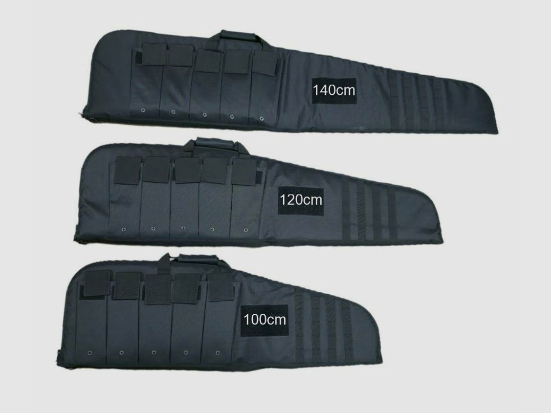 Pokrowiec na karabin / futerał 100cm – 140cm Czarny/oliwkowy