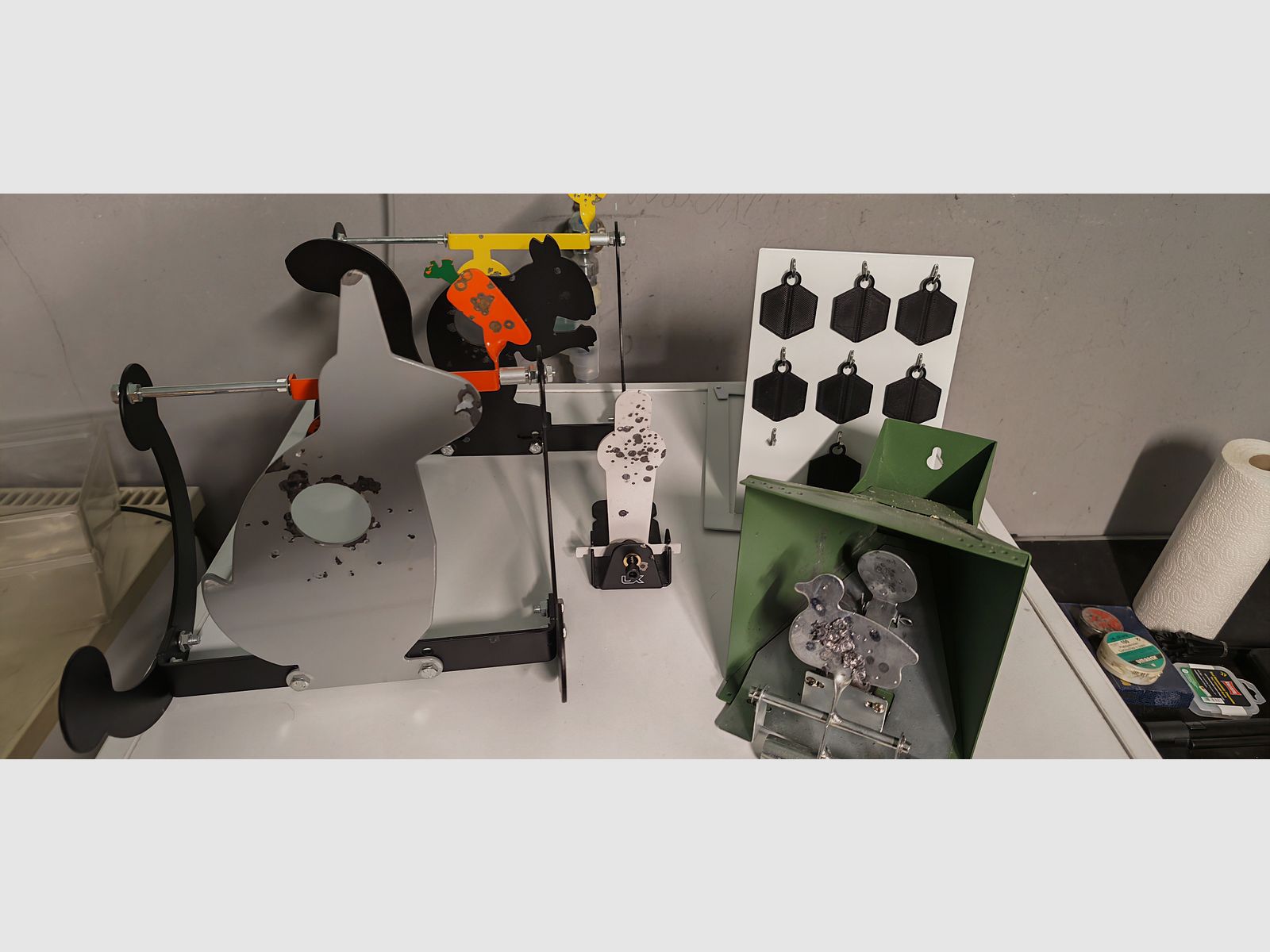 Ziele Schießspiel Targets Kugelfang Luftgewehr