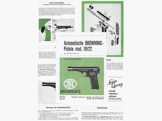 Nachdruck deutsche Bedienungsanleitung FN 1910/22 in Farbe
