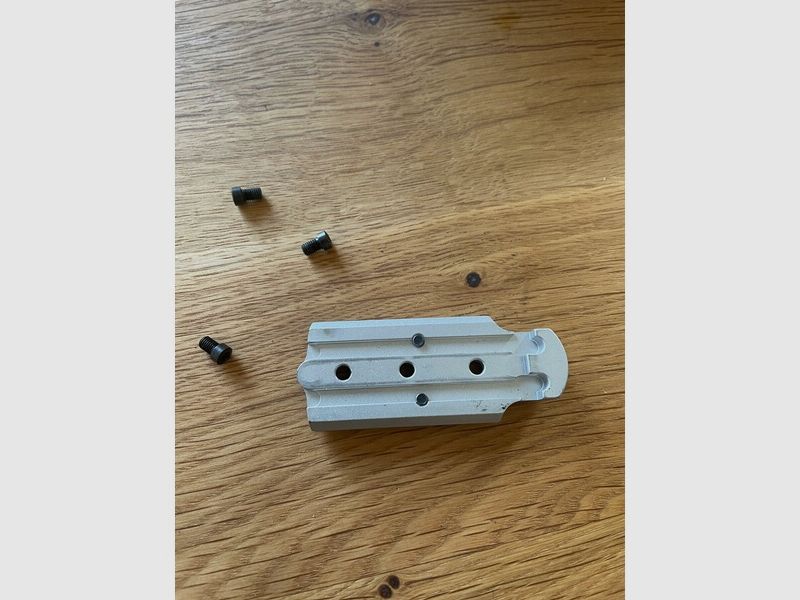 Montageplatte für S&W Revolver für Red Dot Montage.