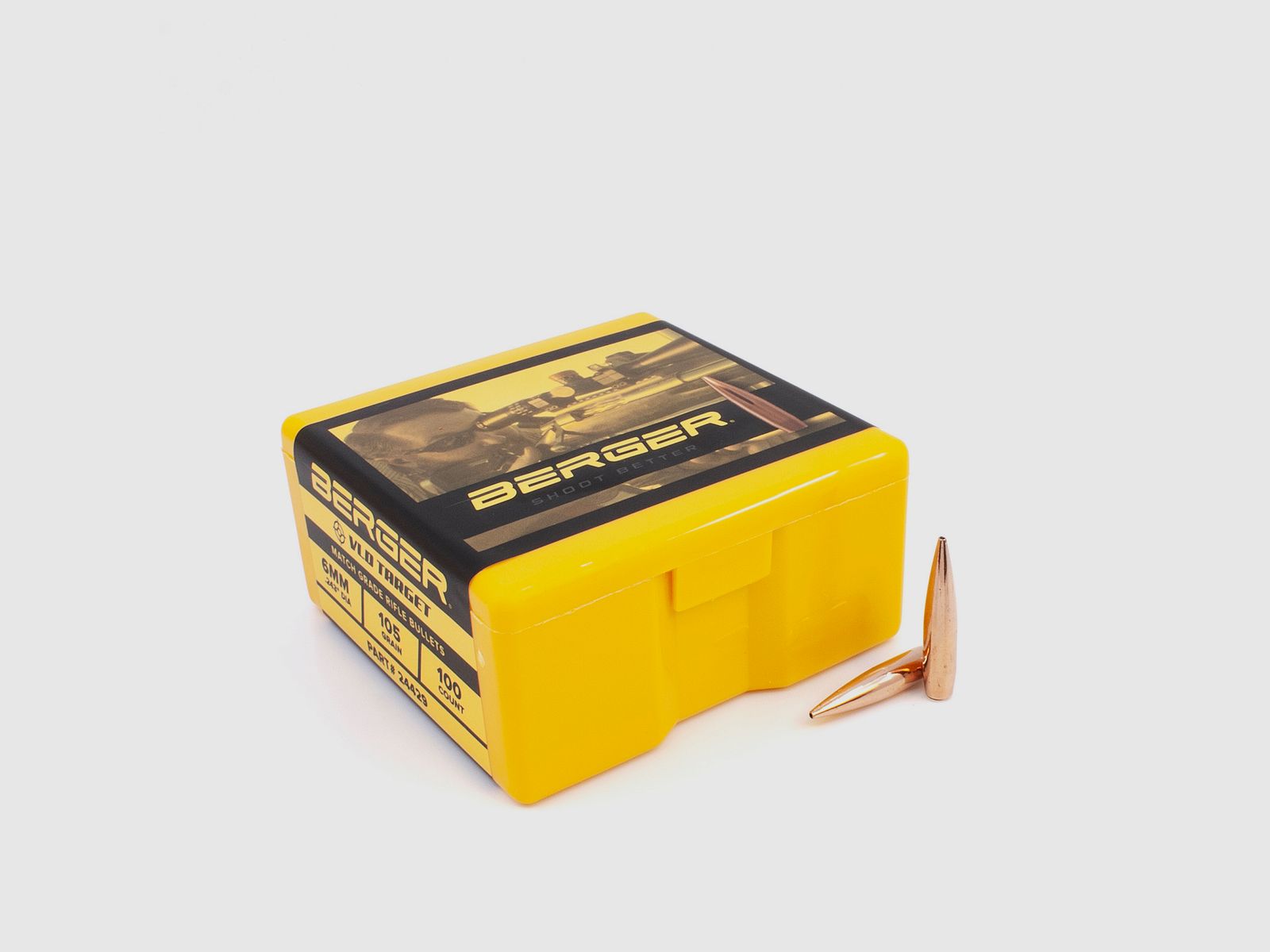 Berger Geschoss 6mm/.243 VLD Target 105GR 100 Stück