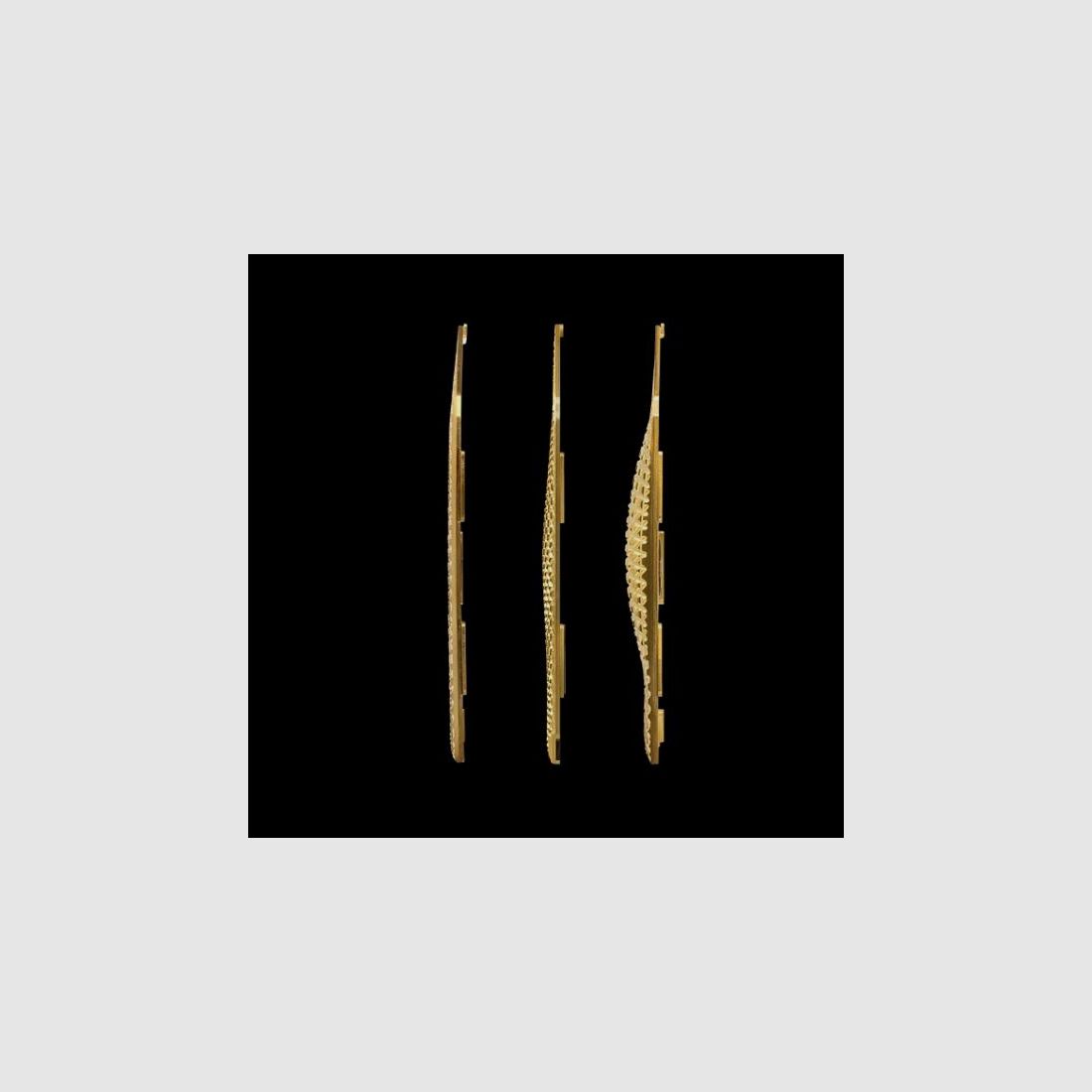 Laugo Arms Griffschalen Messing - Brass /Creator Gr. M -Snowflake