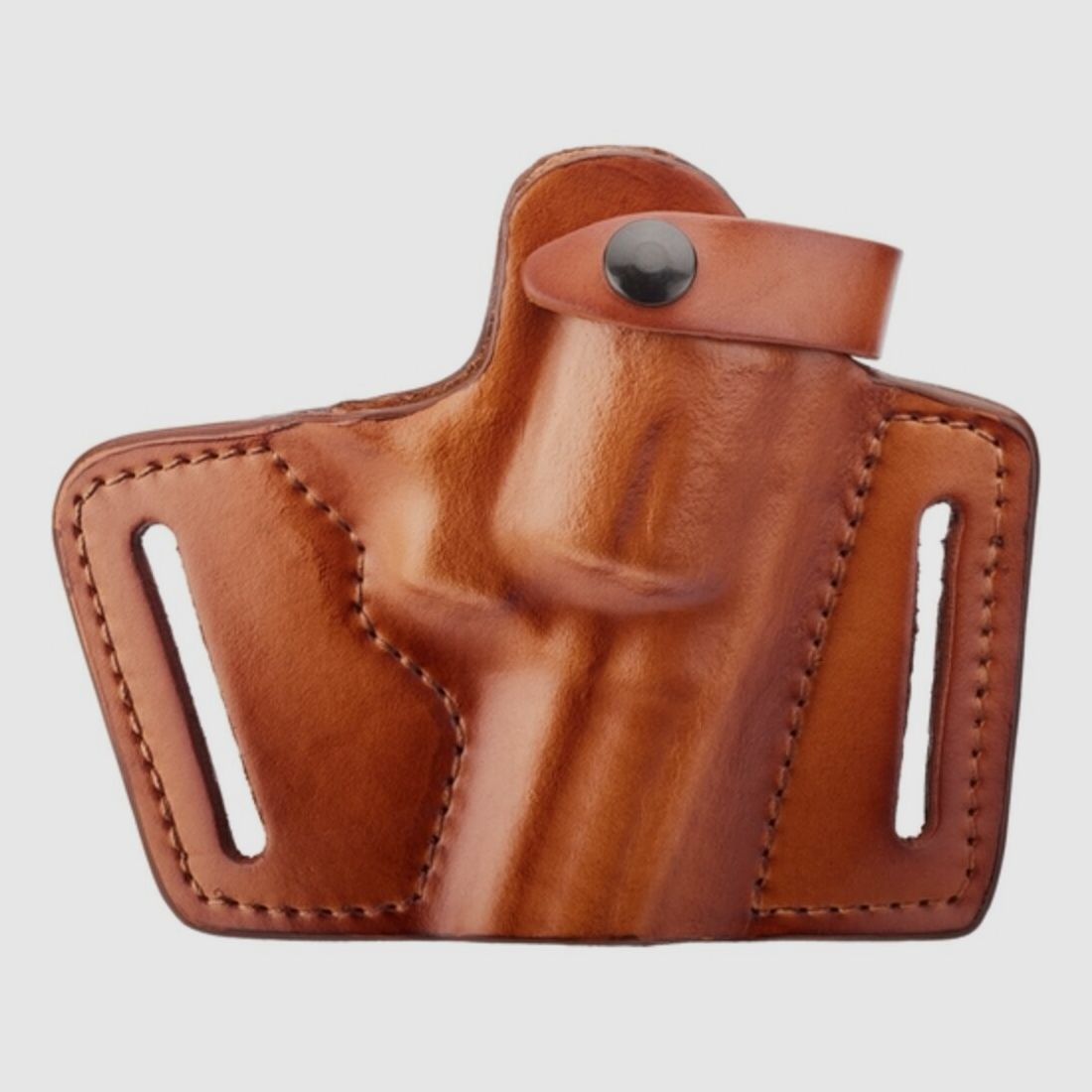 Front Line Holster Pancake Leder Half Size 4" Rev. 357