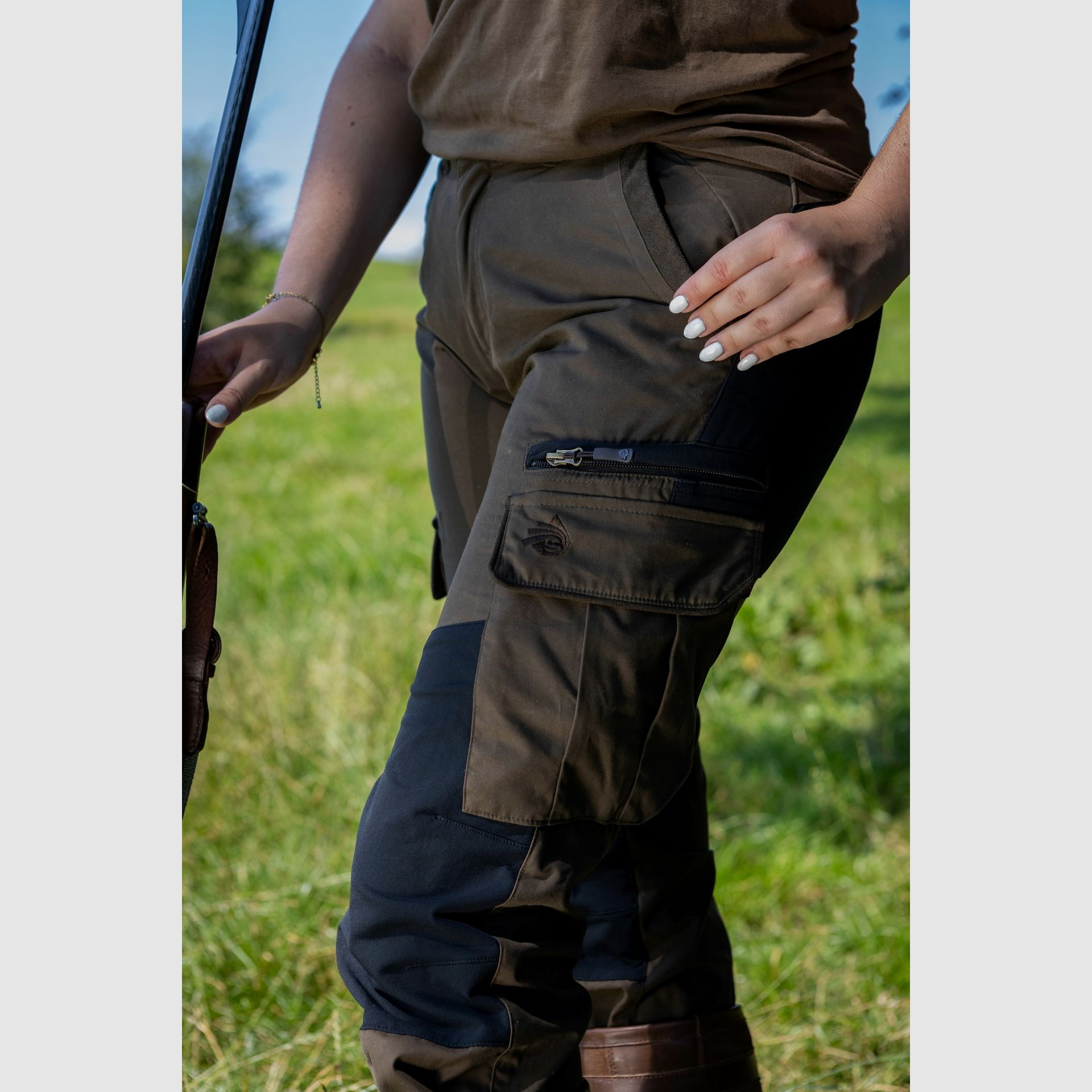 ShooterKing Allround Broek Vrouwen Bruin/Zwart, afbeelding 3 van 8