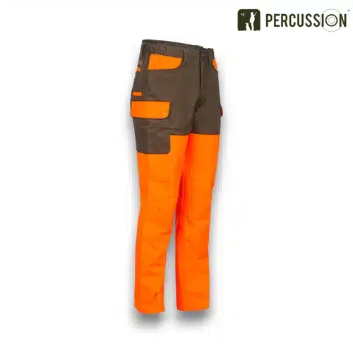 Pomarańczowe i khaki spodnie tropiące Percussion