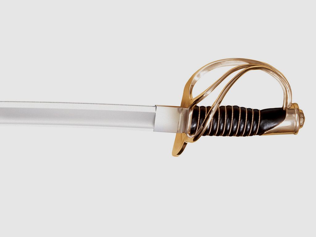 SĂ¤bel Schwert U.S. Kavallerie Cold Steel 1860 Karbonstahl 1055 KlingenlĂ¤nge 91,4 cm inklusive Stahlscheide (P18)