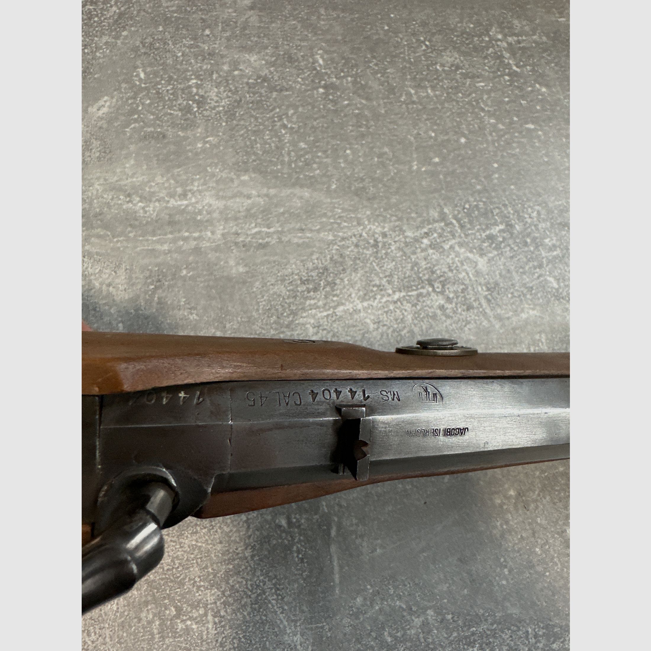 Jacobi Iserlohn Cal. 45 percussion pistol muzzleloader pistol percussion Jakobi cal. 45