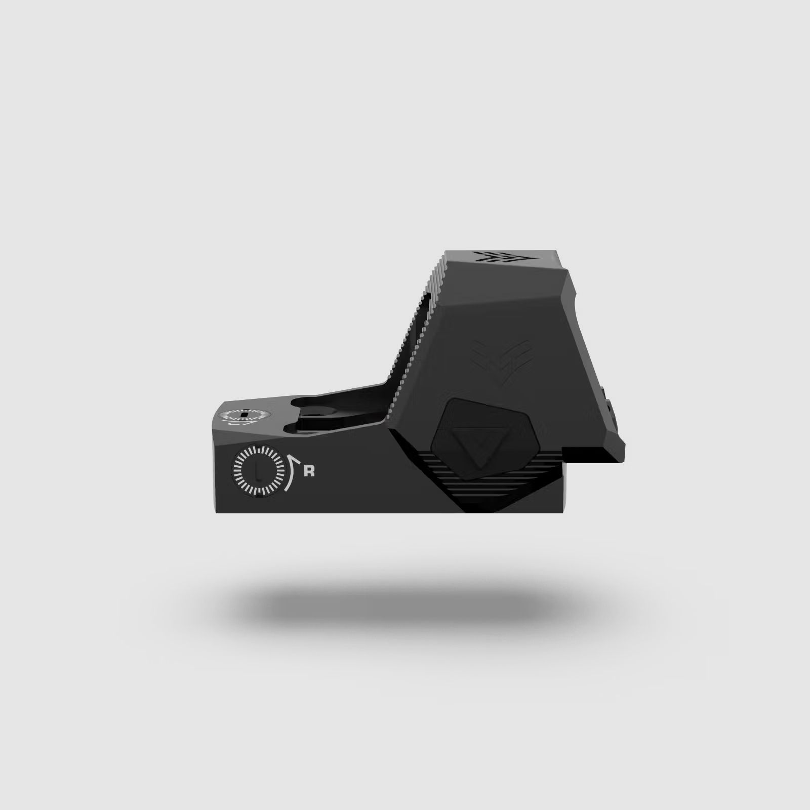 Swampfox Sentinel II 1x20 RMSc Micro-Reflexvisier - 3 MOA Dot, grün, Blackout Rear Sight Guide