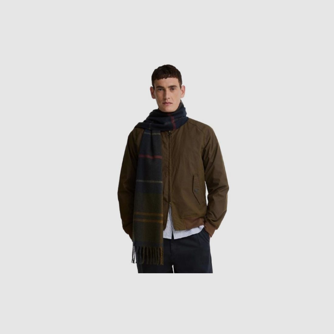 Barbour Schal Yorklane Tartan | shadow classic tartan, Bild 5 von 6