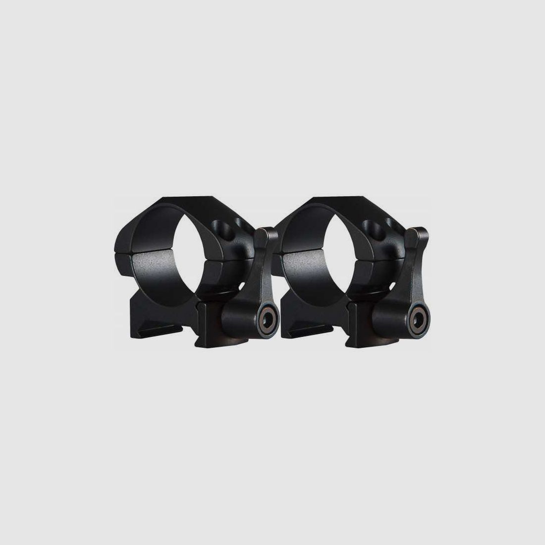 Hawke Precision Steel Ring Mount Weaver 1" Low QD-Hebel 2 St. Höhe 4 mm