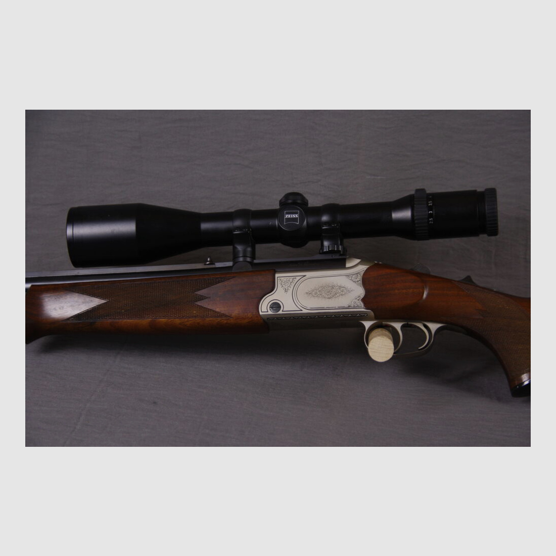 Simson Suhl BBF; break-action rifle / hand cocking & muzzle brake!