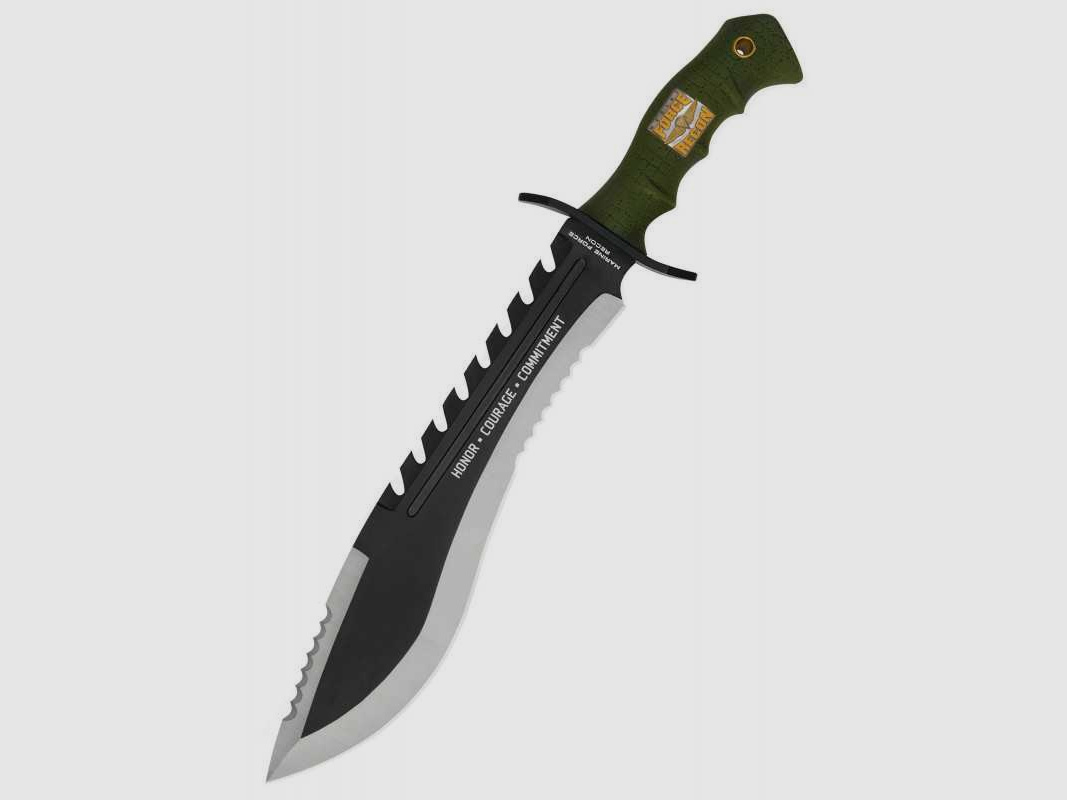 United Cutlery Marine Force Recon Kukri Messer mit Sägerücken
