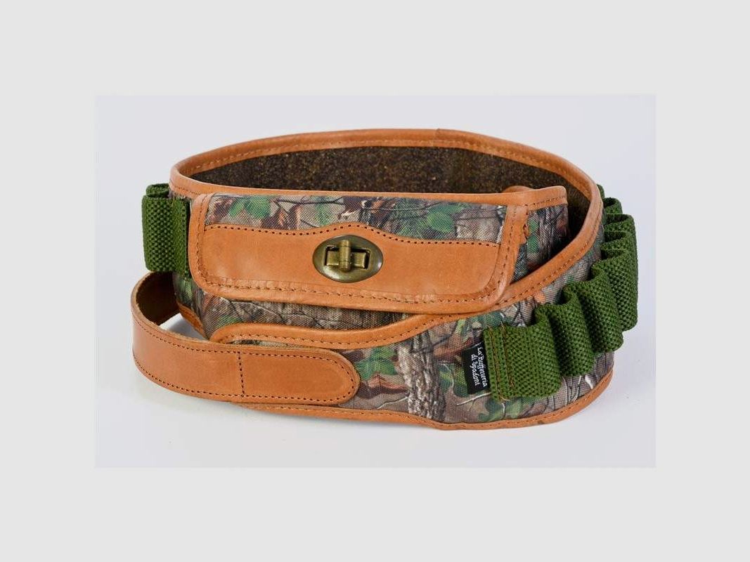 Sac à cartouches pour fusil Woodland avec cellules élastiques