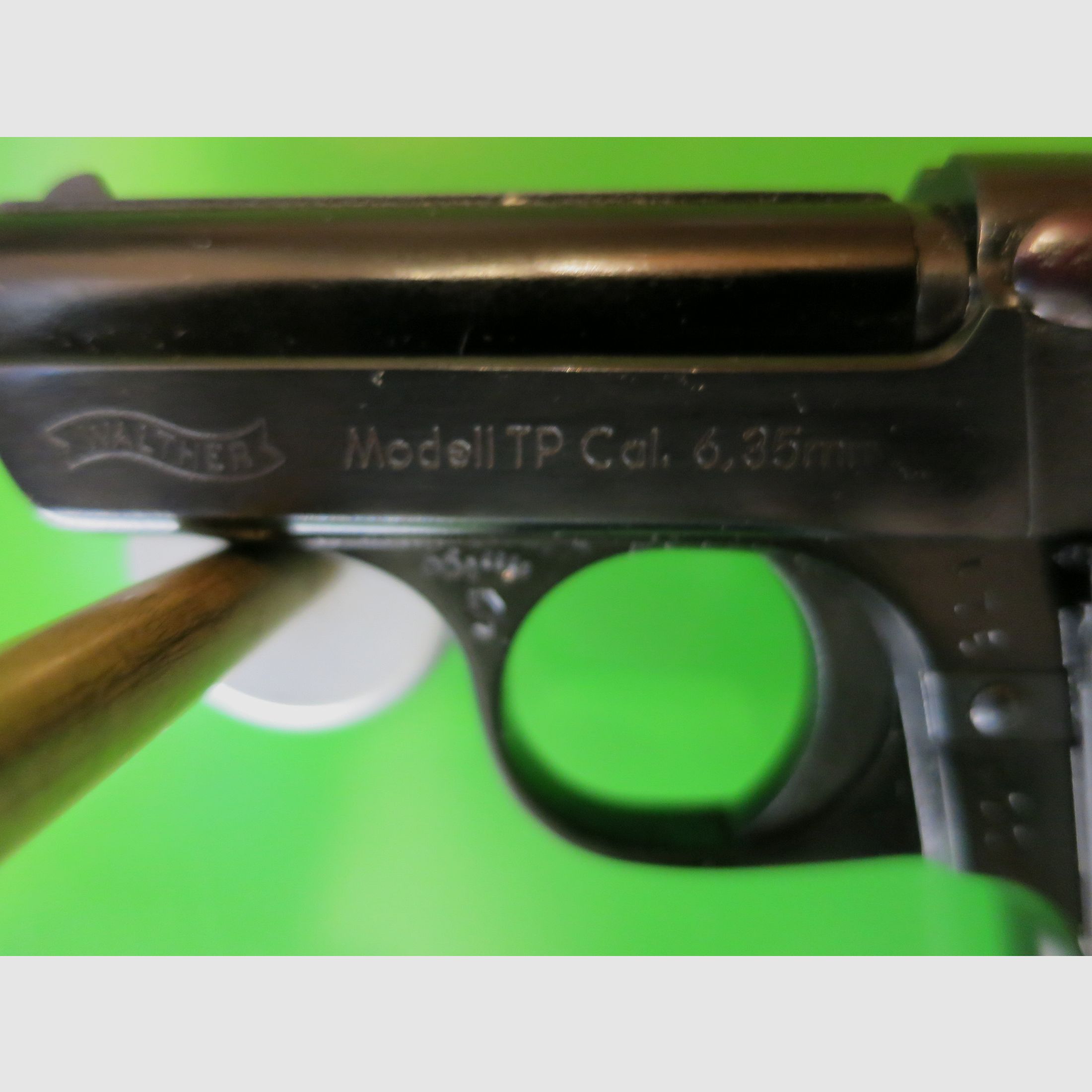 Walther TP, caliber 6.35 Browning, the classic for trap shooting #13-