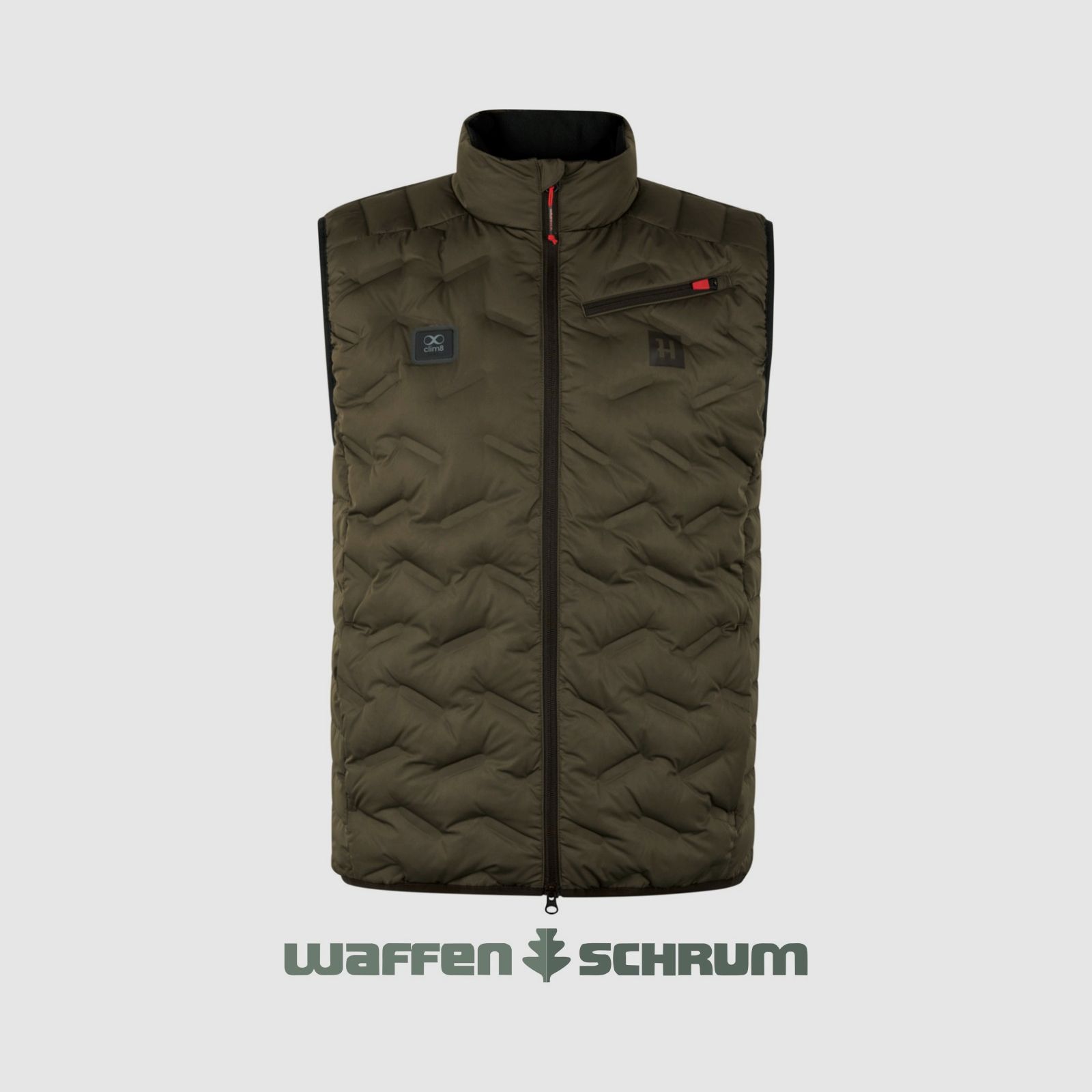 Härkila heated vest clim8 insulated willow green