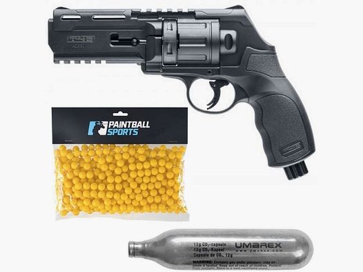 Pacchetto giocatori Umarex HDR 50 Revolver Paintball (nero)
