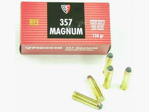 FIOCCHI cal.357 MAGNUM SJSP 158gr. conf.50pz.