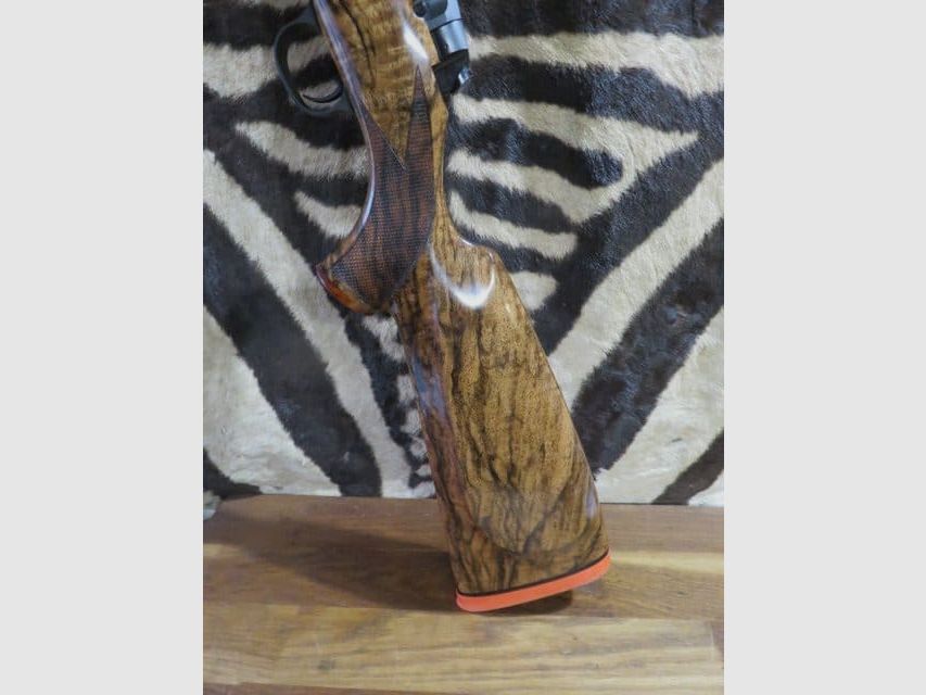 Fucile a ripetizione STEEL Action HM Luxe legno hors grade cal. 7RM canna 61 cm filettata, immagine 8 di 10