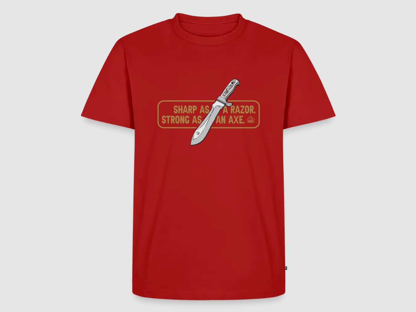 PUMA Męska Premium T-Shirt "White Hunter Sharp & Strong"