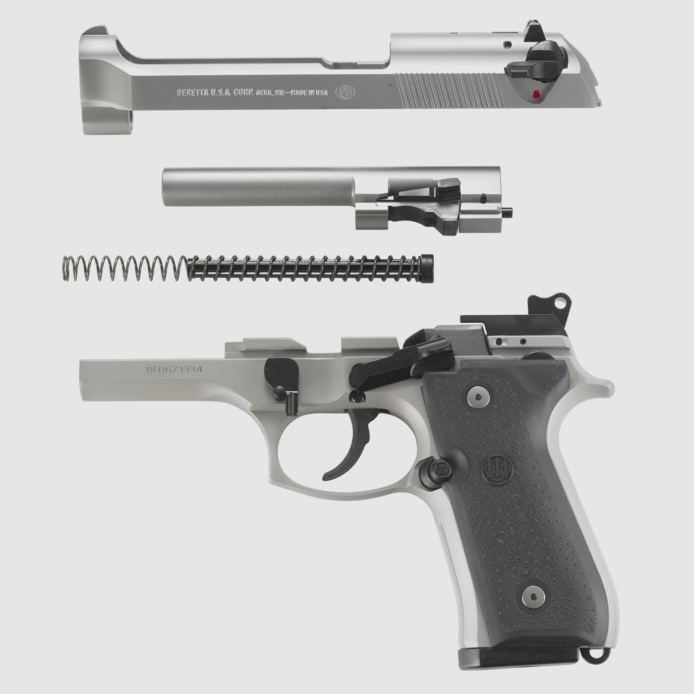 Beretta Pistole 98FS Inox Kal.9×19, Bild 3 von 4