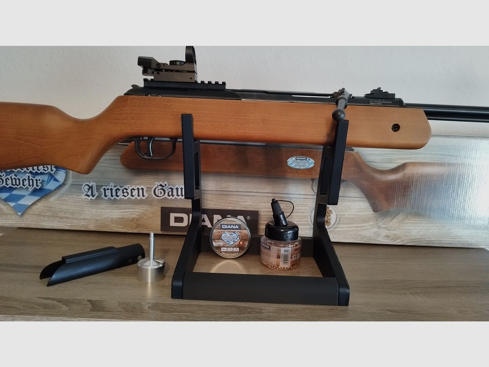 Diana Oktoberfest Luftgewehr 4,4mm BB mit Zubehör