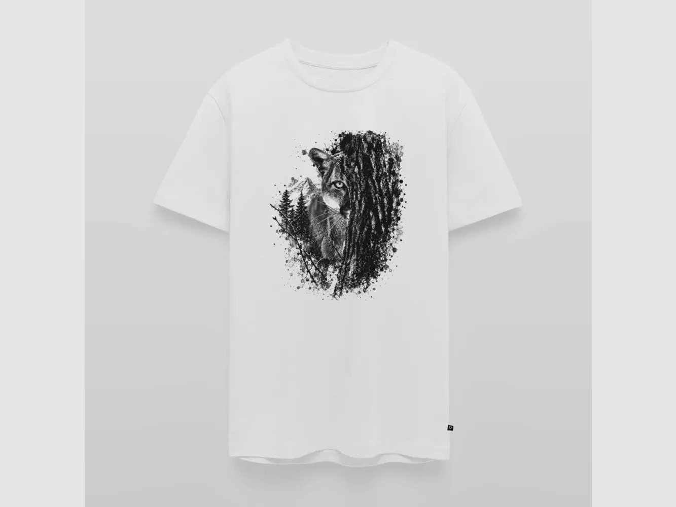 PUMA Men´s Premium T-Shirt „Lauernder Puma"