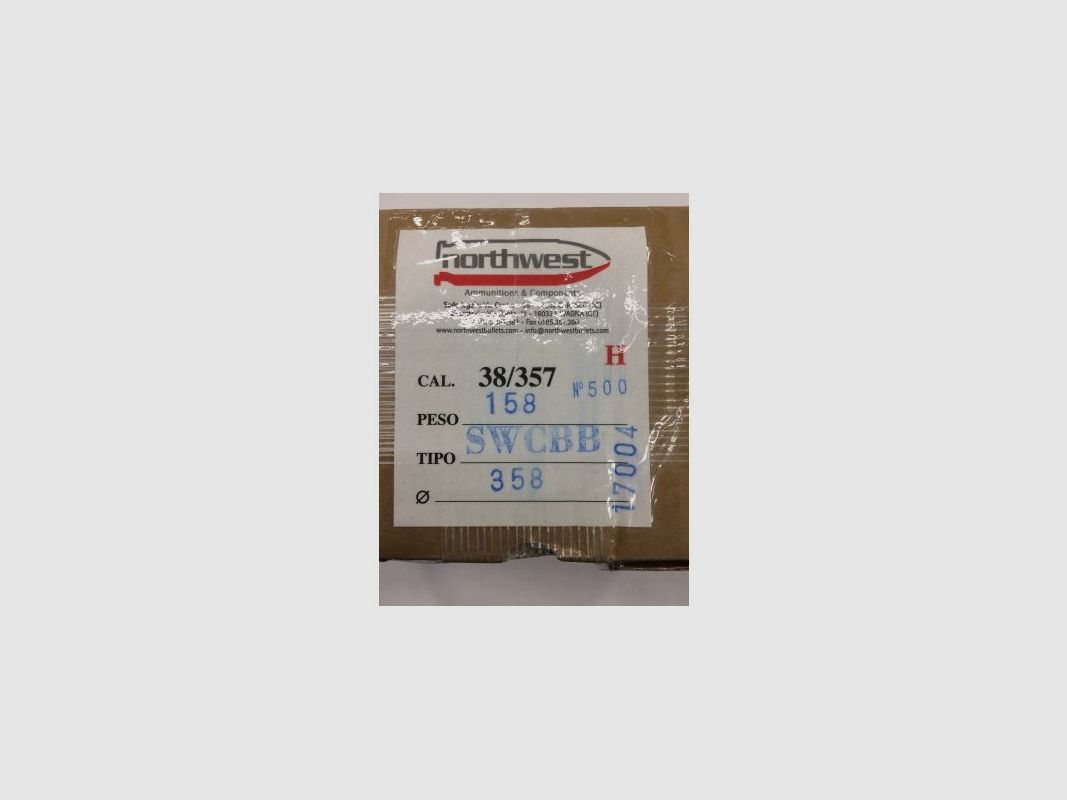 NORTHWEST Geschosse Blei 38/357 GR158, Bild 1 von 3