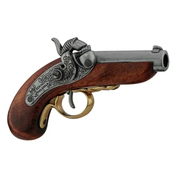 Dekorative Denix Nachbildung von Deringer-Pistole Philadelphia 1850 Deringer, Bild 1 von 6