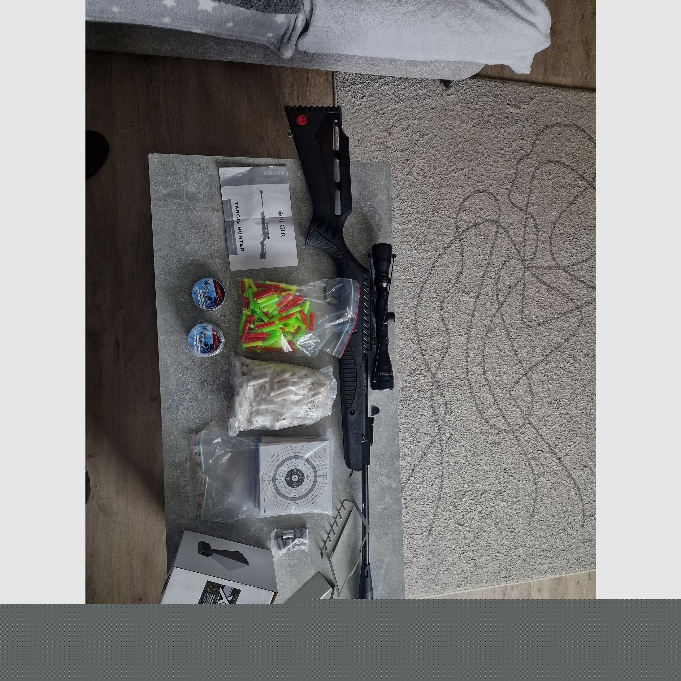 Unbenutzte Ruger Targis Hunter mit viel Zubehör und Tasche 