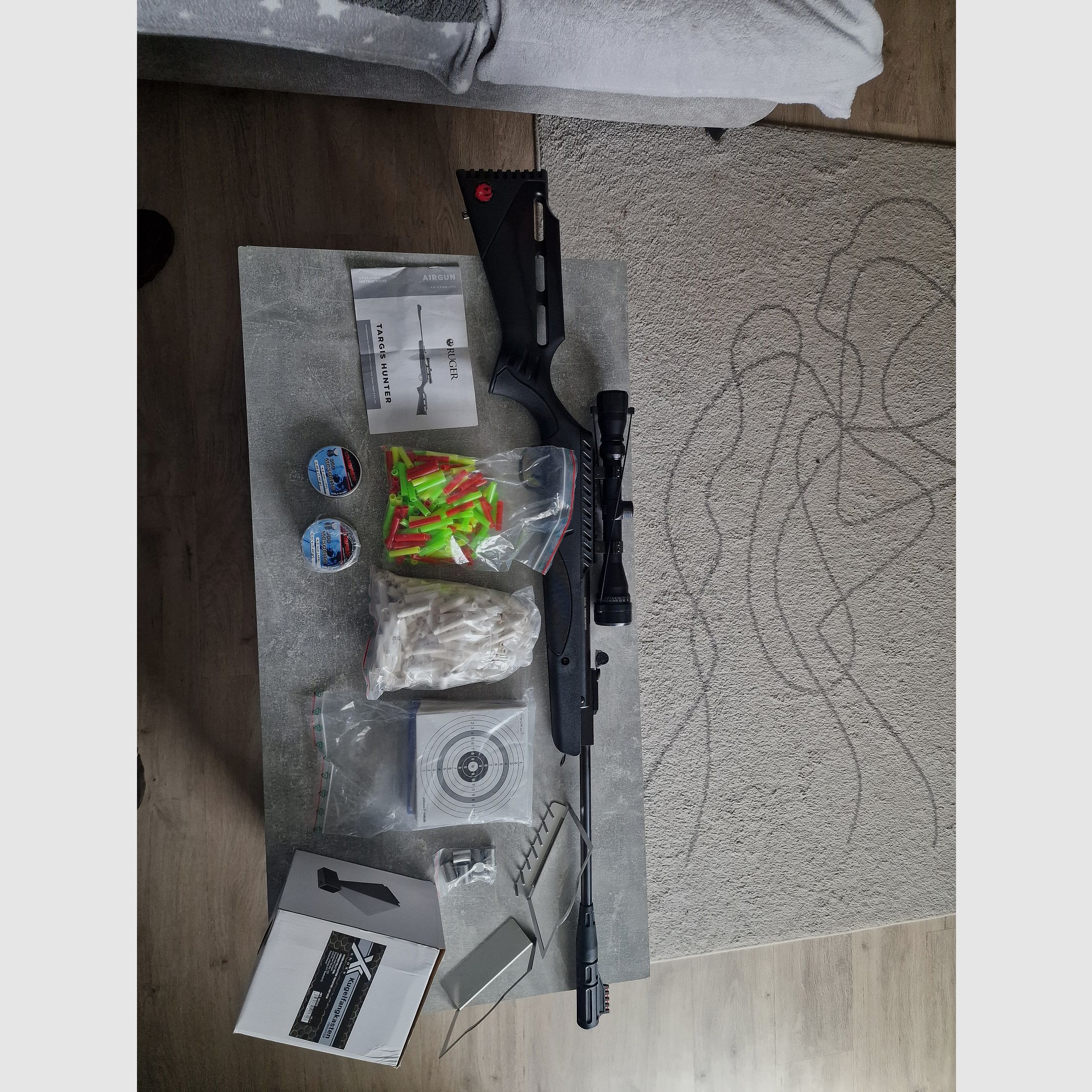Unbenutzte Ruger Targis Hunter mit viel Zubehör und Tasche 