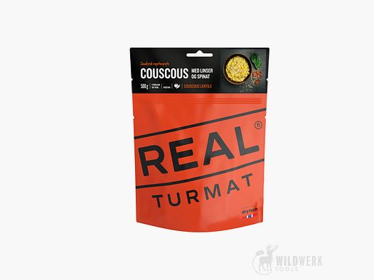 drytech Couscous mit Linsen und Spinat