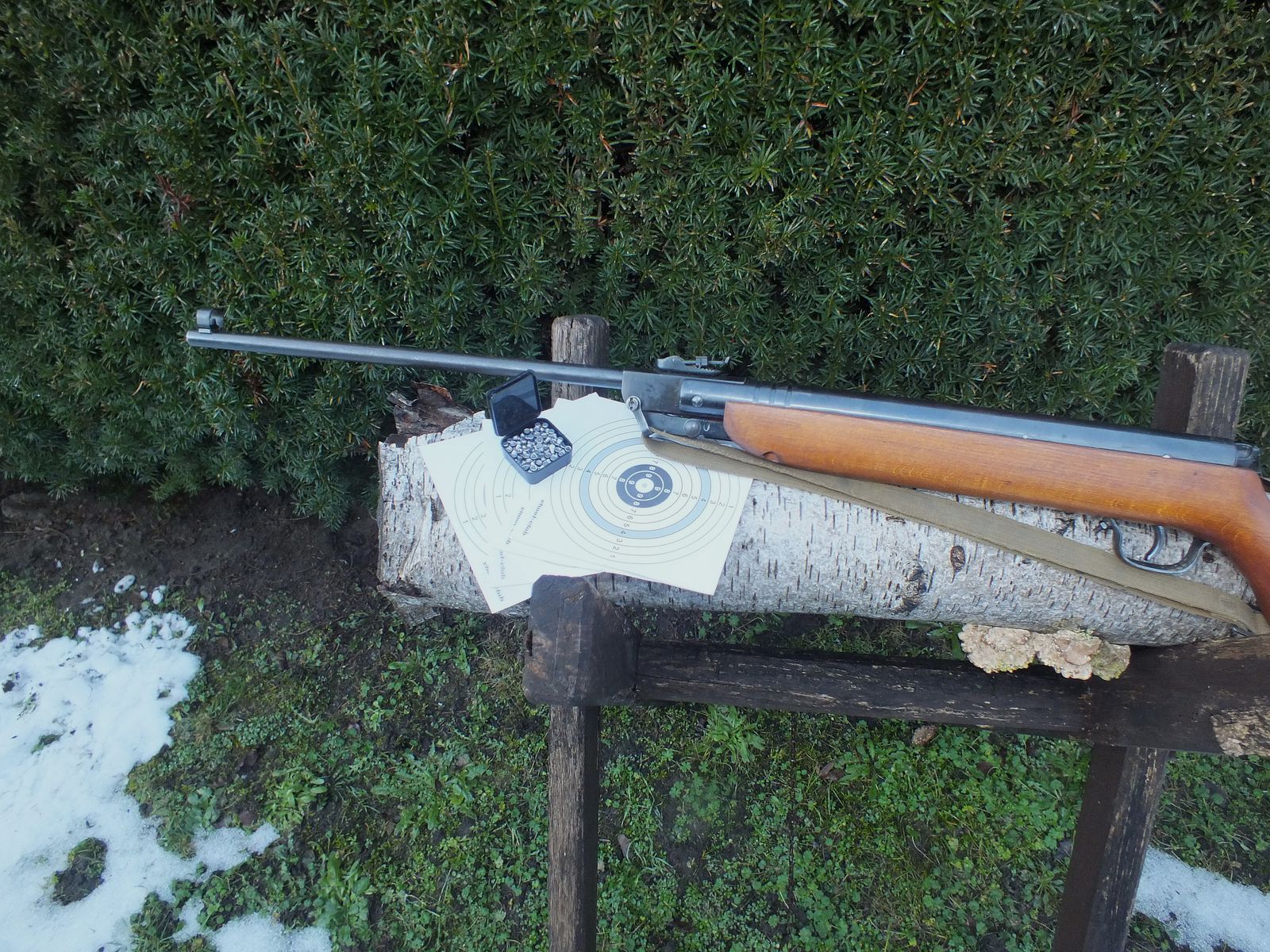 Luchtgeweer Haenel 303- 6 met draagriem