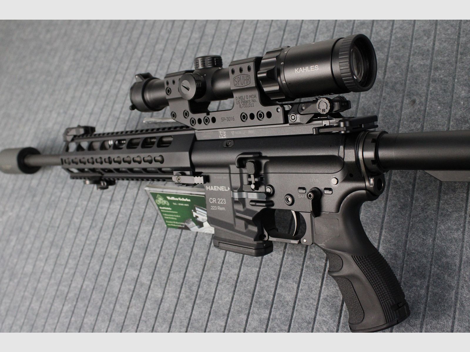 Haenel CR223 (AR15) Kahles K16i Blast deflector
