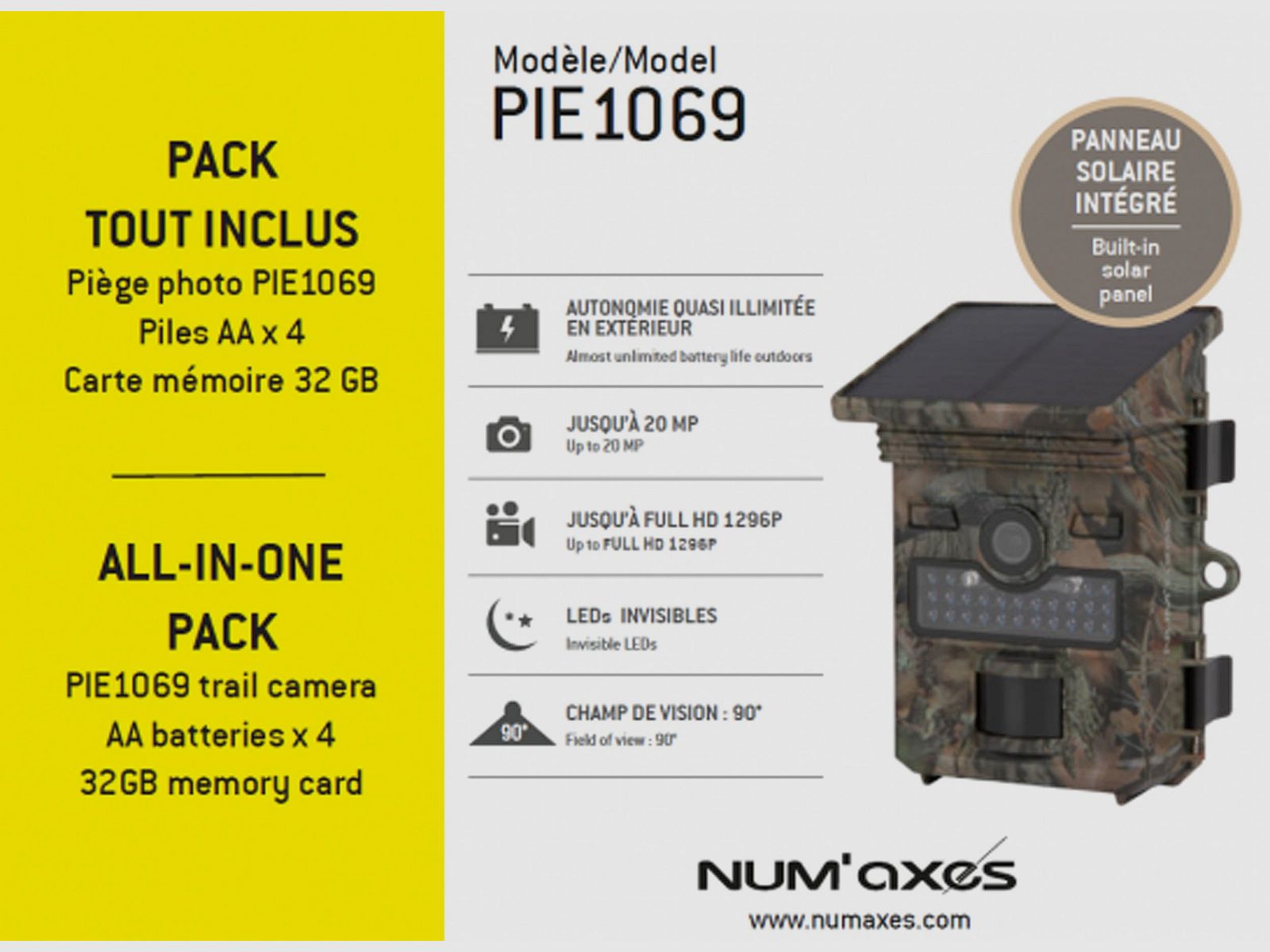 Num'Axes PIE1069 Fallenpack (mit Batterien und SD-Karte), Bild 9 von 9