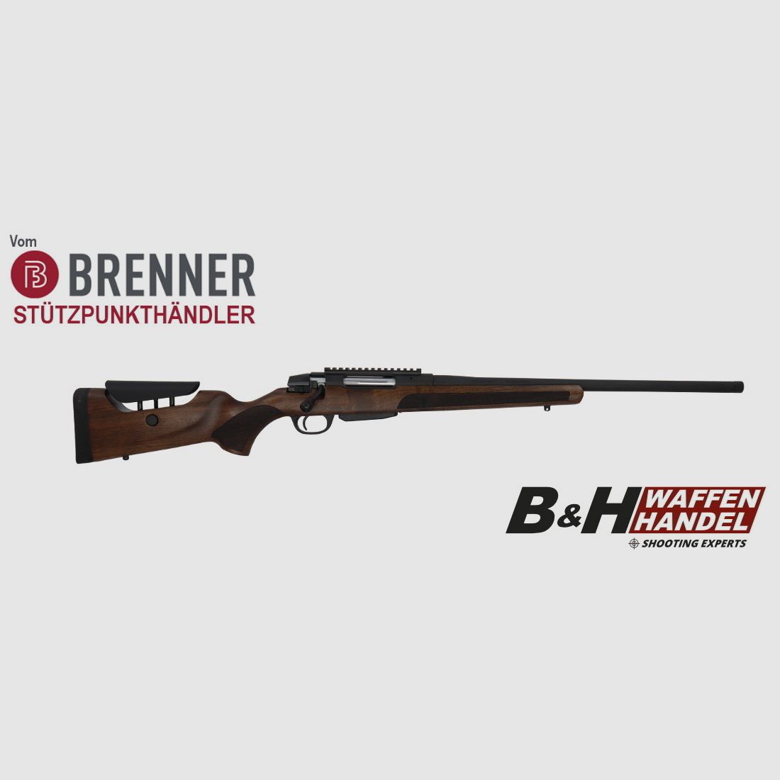 BR20 L.E. Drewniana rękojeść z regulowanym tyłem o długości 51 cm