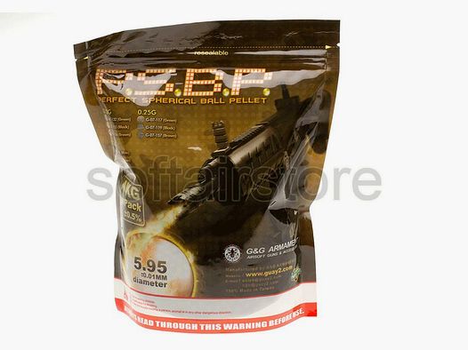Perfect Airsoft BB`s 0.20g (5.000 Stück) diameter 5,95mm - Braun