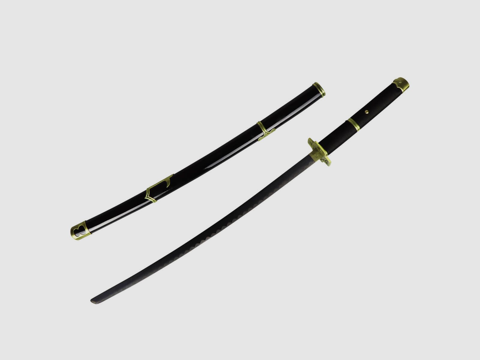 Katana Yubashiri Roronoa Zoro One Piece Samurai Schwert stumpf